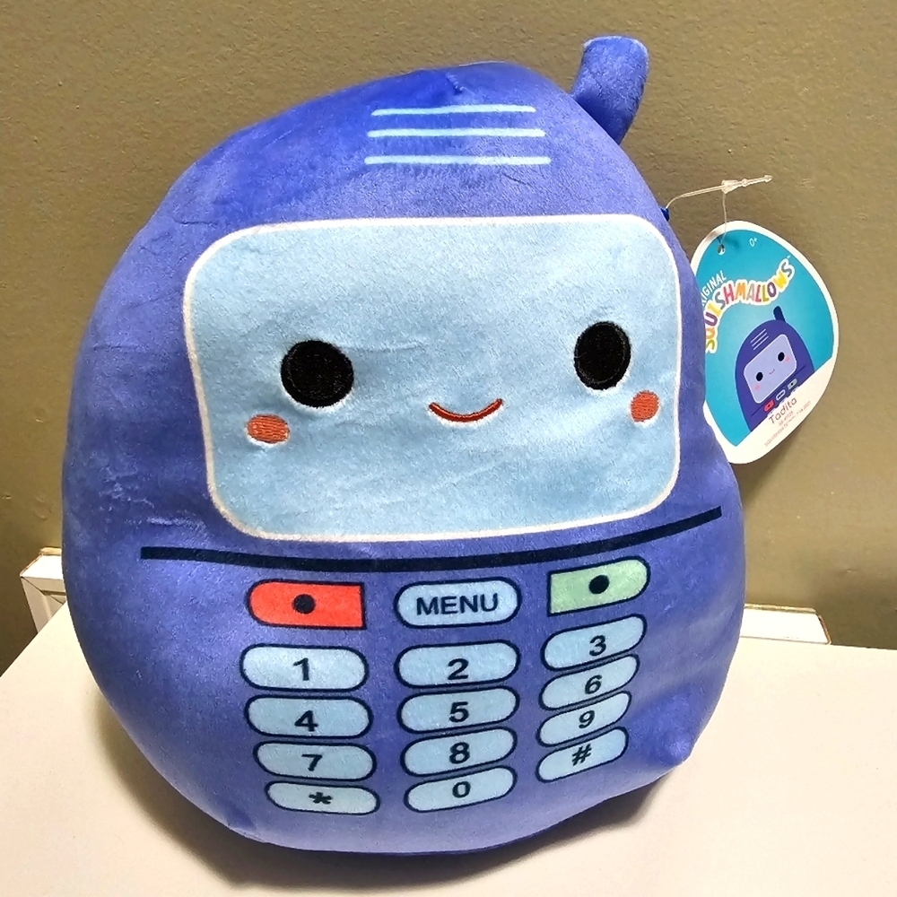 NWT Squishmallow Tadia the Cell Phone 8" Gamer Squad